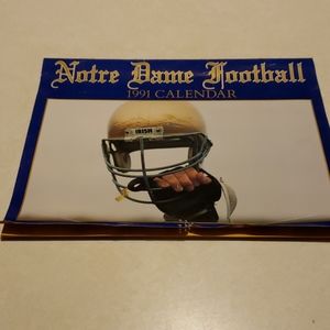 Notre Dame Football 1991 Calendar GUC